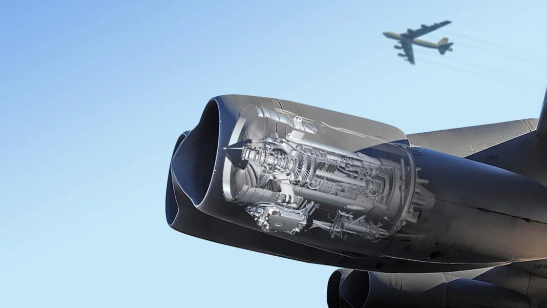 power USAF B-52 bombers