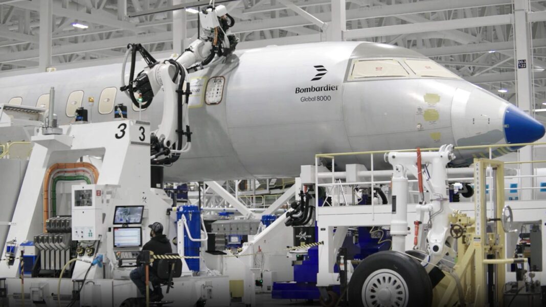 World’s Fastest Business Jet, the Bombardier Global 8000, in Final Assembly and Progressing on Schedule
