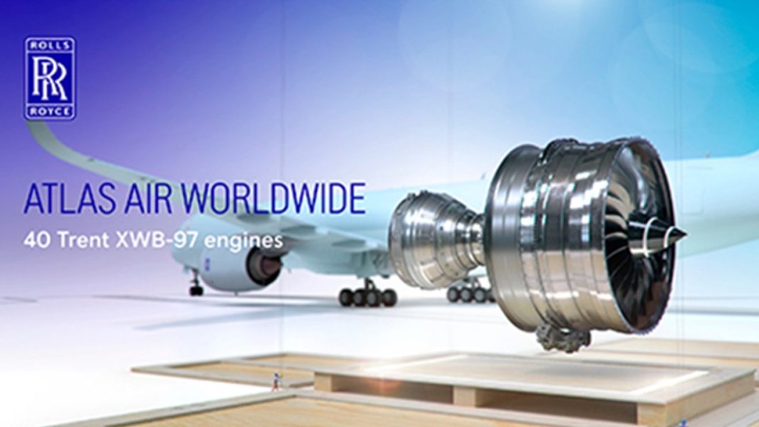 Rolls-Royce Welcomes the First A350F Customer in the Americas, as Atlas Air Worldwide orders 40 Trent XWB-97 Engines to Power 20 A350F